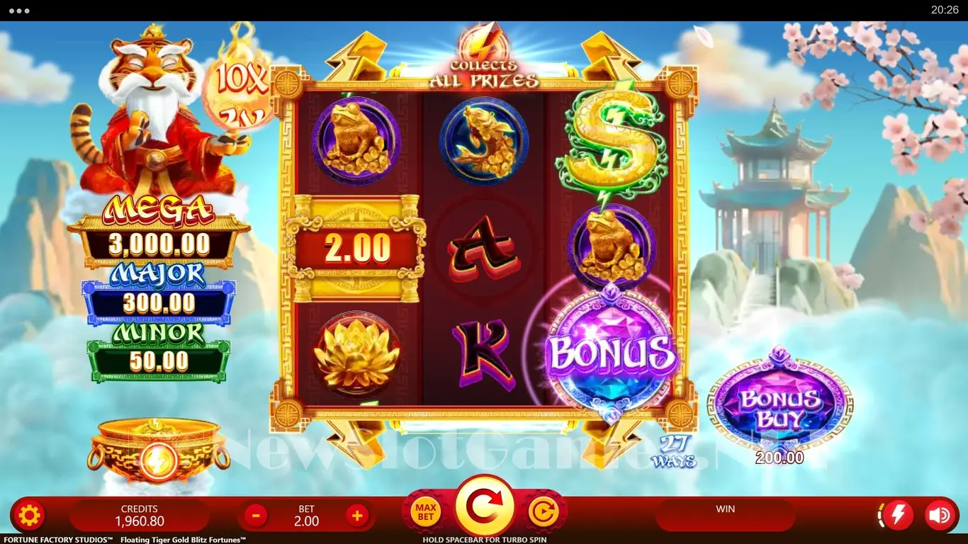 Floating Tiger Gold Blitz Fortunes slot