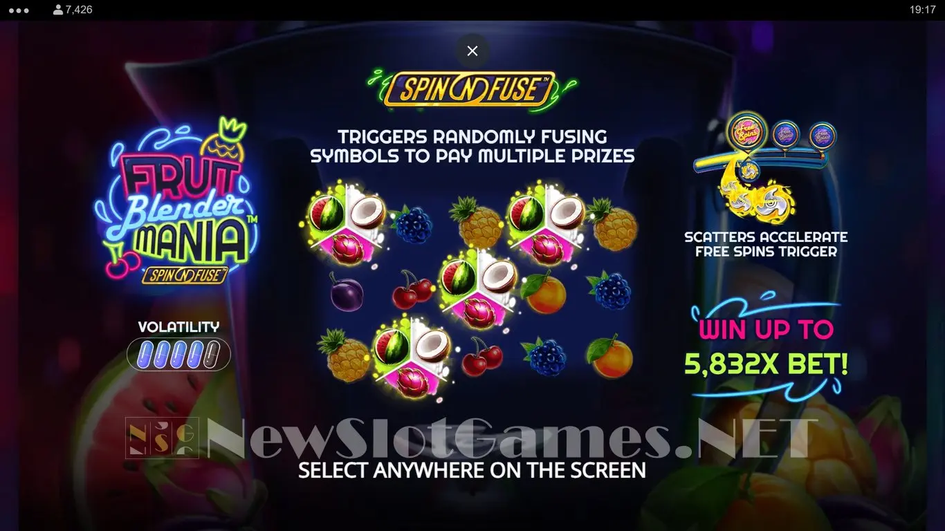 Fruit Blender Mania slot