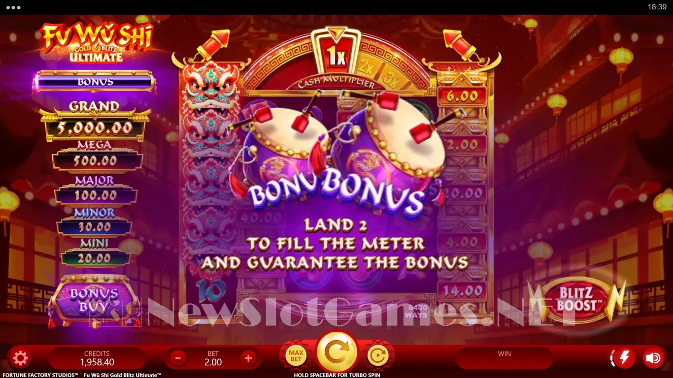 Fu Wu Shi Gold Blitz Ultimate slot