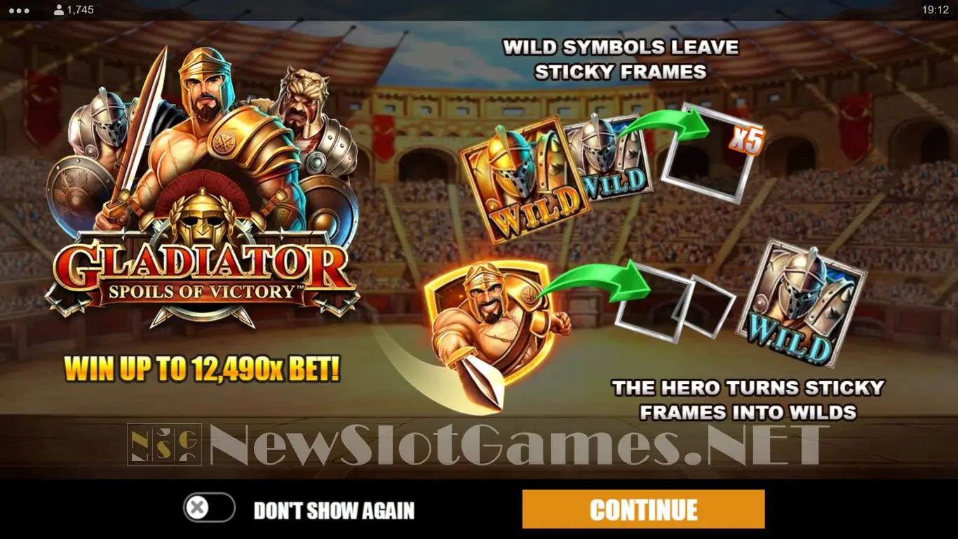 Gladiator Spoils of Victory slot