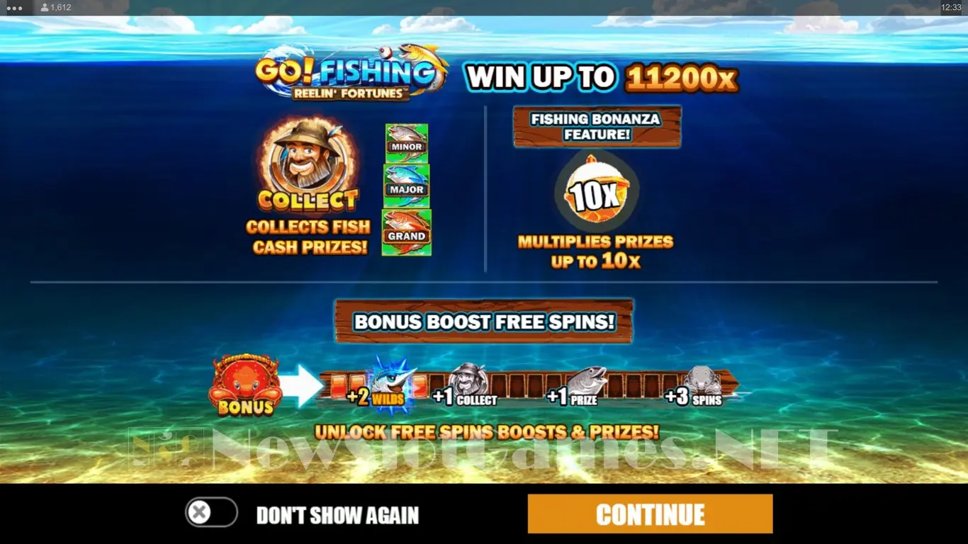 Go! Fishing Reelin Fortunes slot