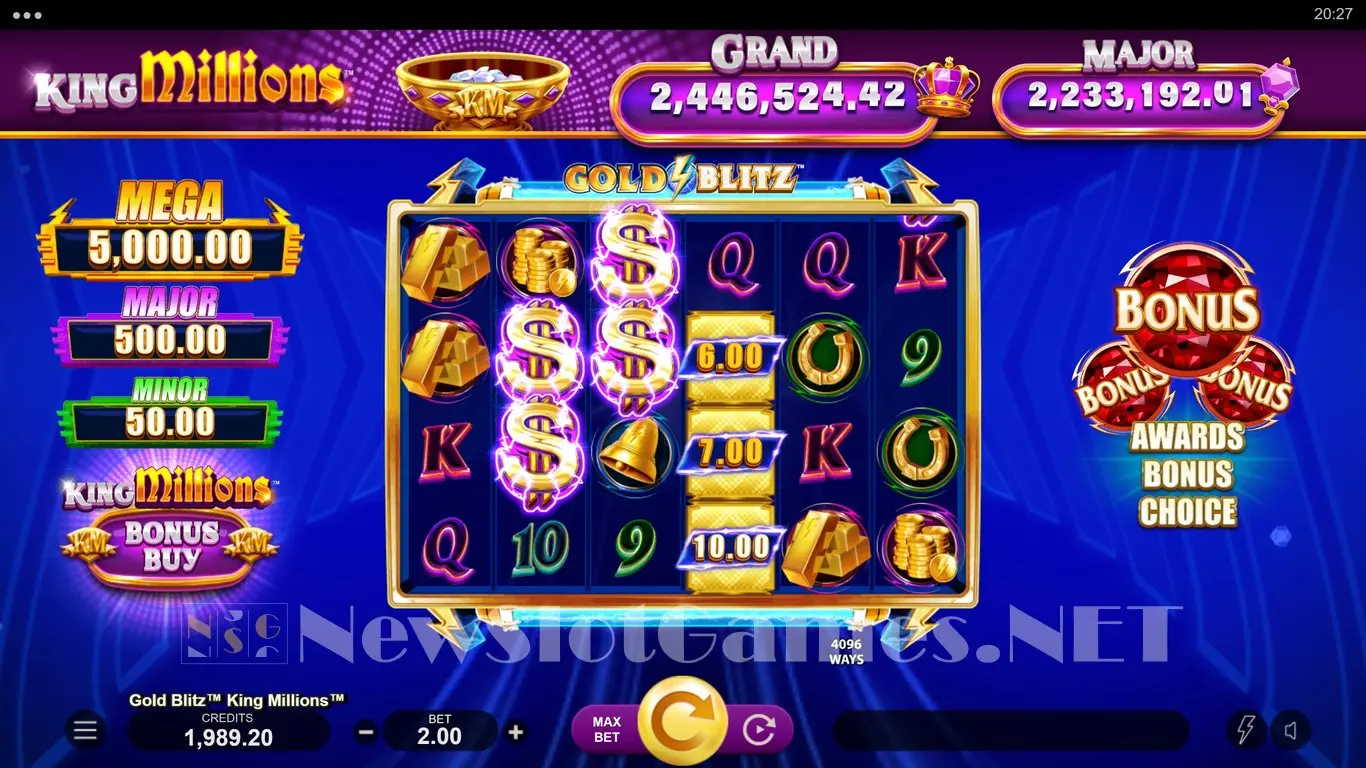 Gold Blitz King Millions slot