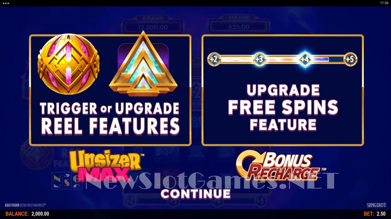Gold Fusion Extra Wild Madness slot