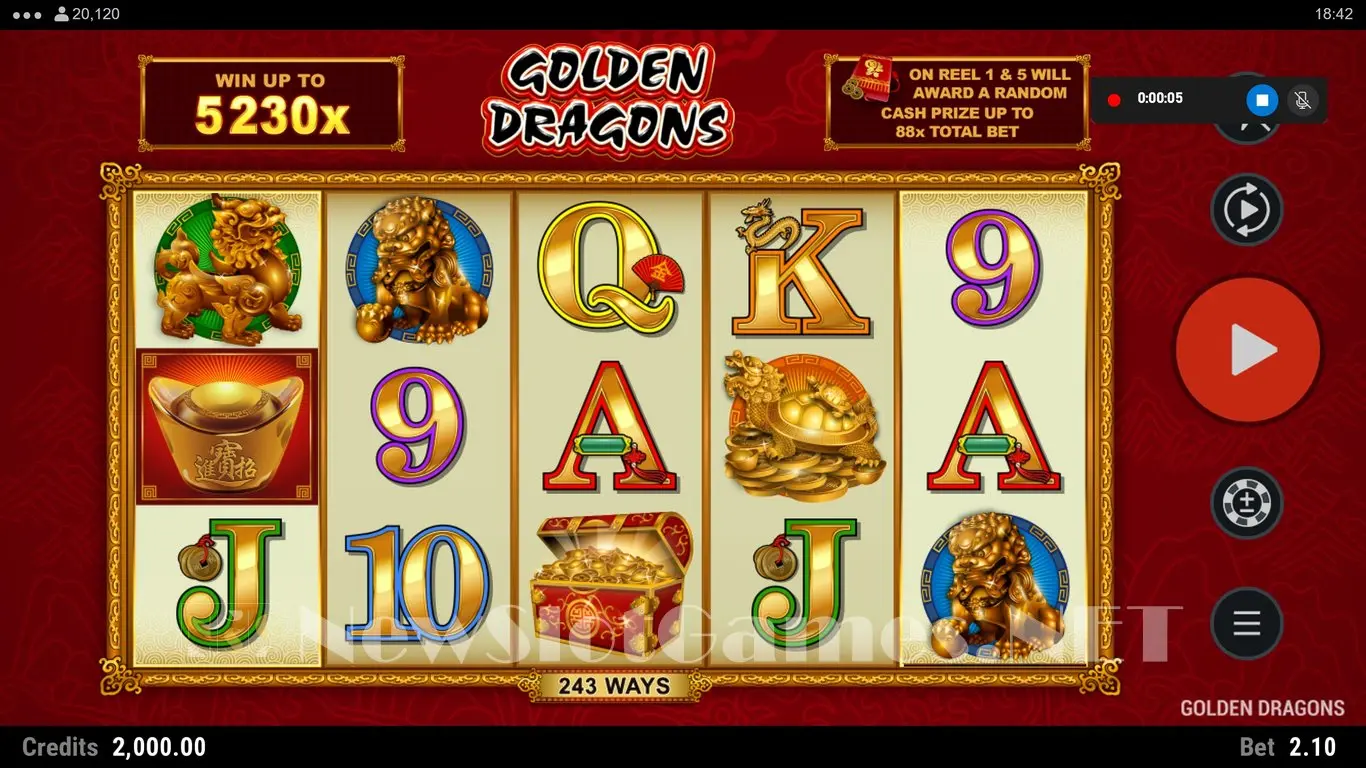 Golden Dragons slot