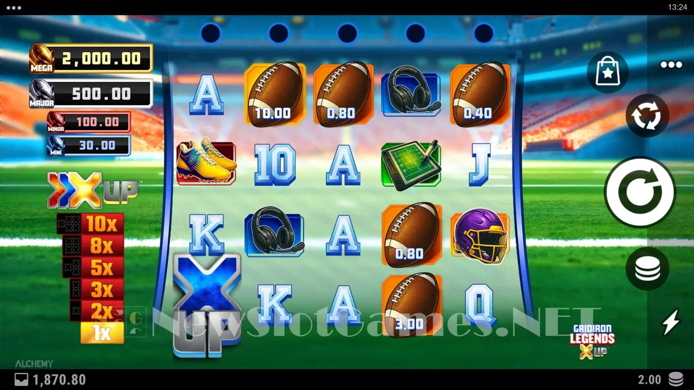 Gridiron Legends X UP slot