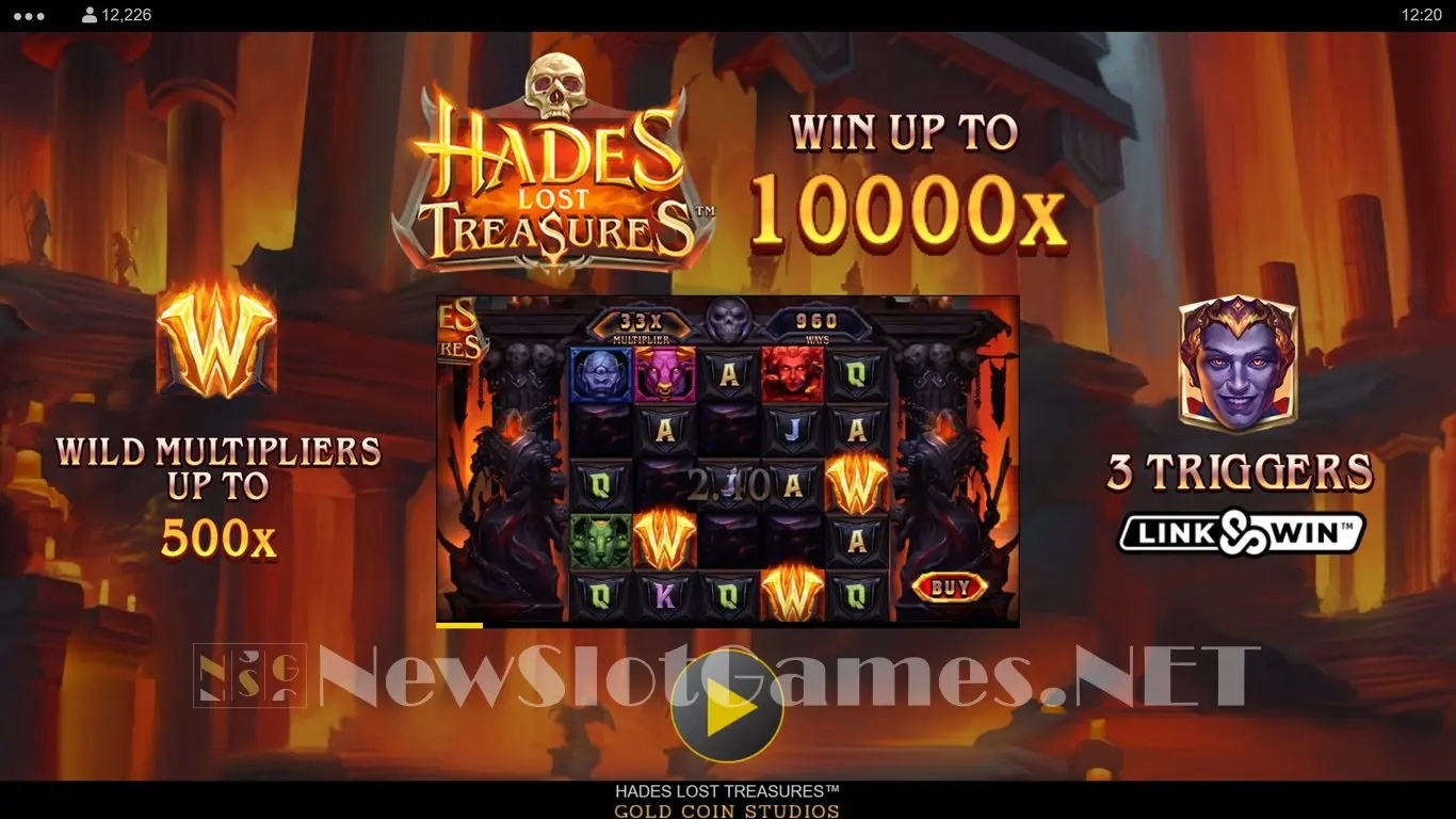 Hades Lost Treasures slot