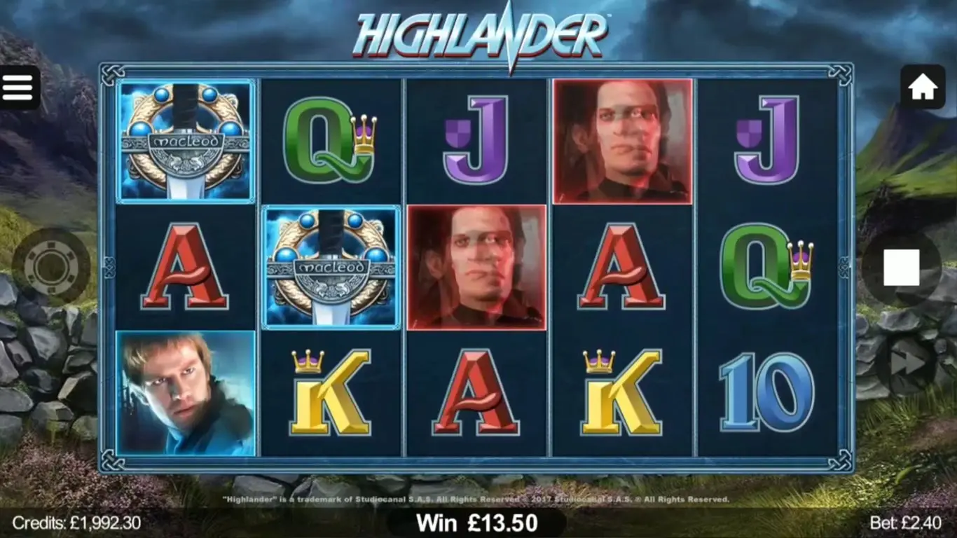 Highlander slot