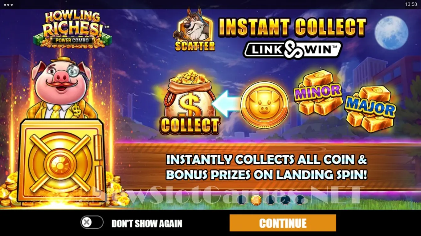 Howling Riches Power Combo slot