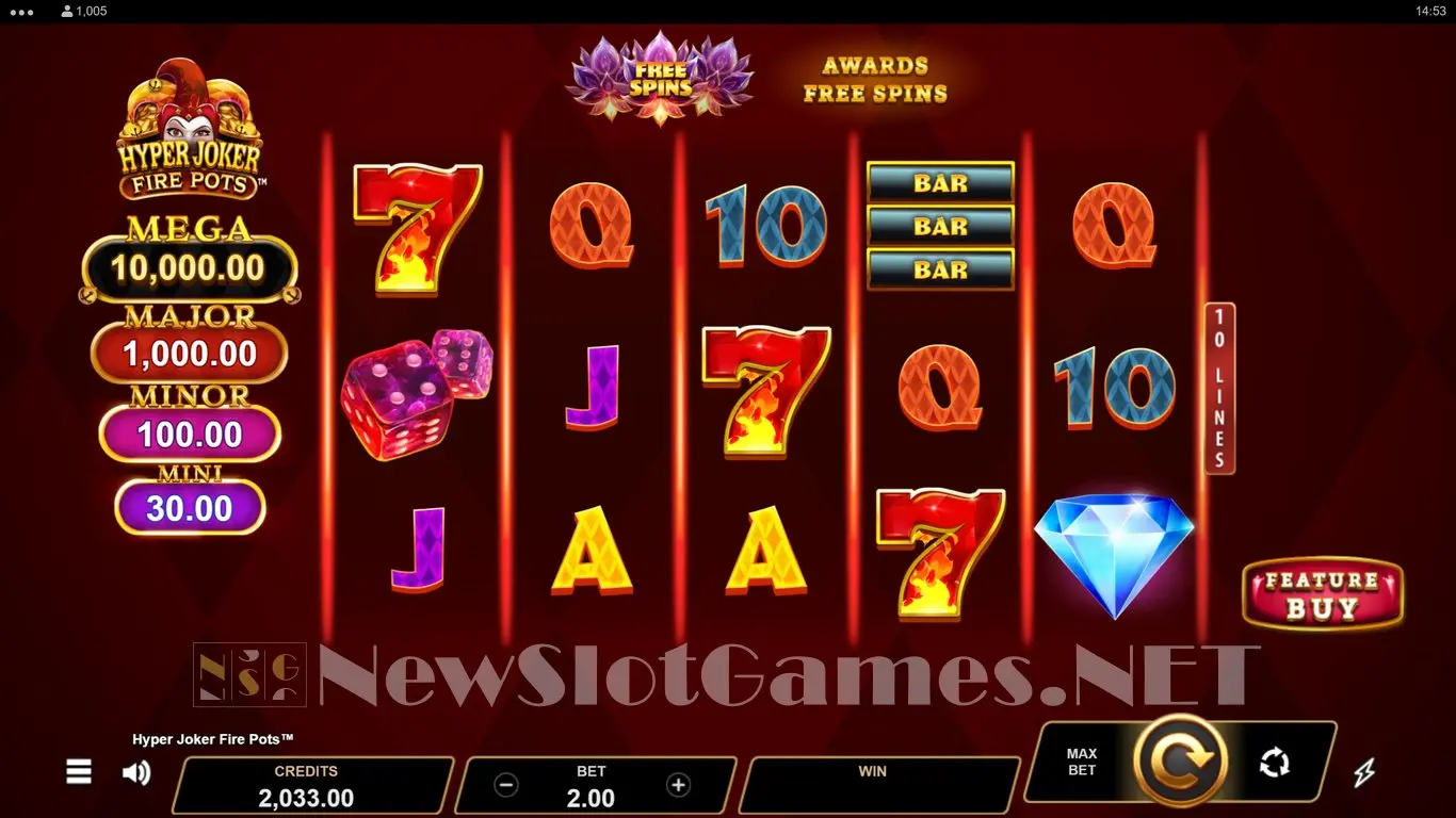 Hyper Joker Fire Pots slot