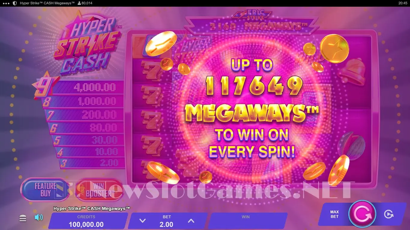 Hyper Strike Cash Megaways slot