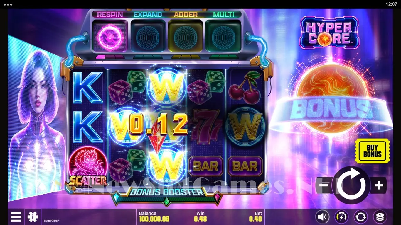 HyperCore slot
