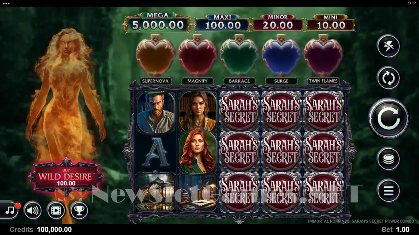 Immortal Romance Sarahs Secret Power Combo slot