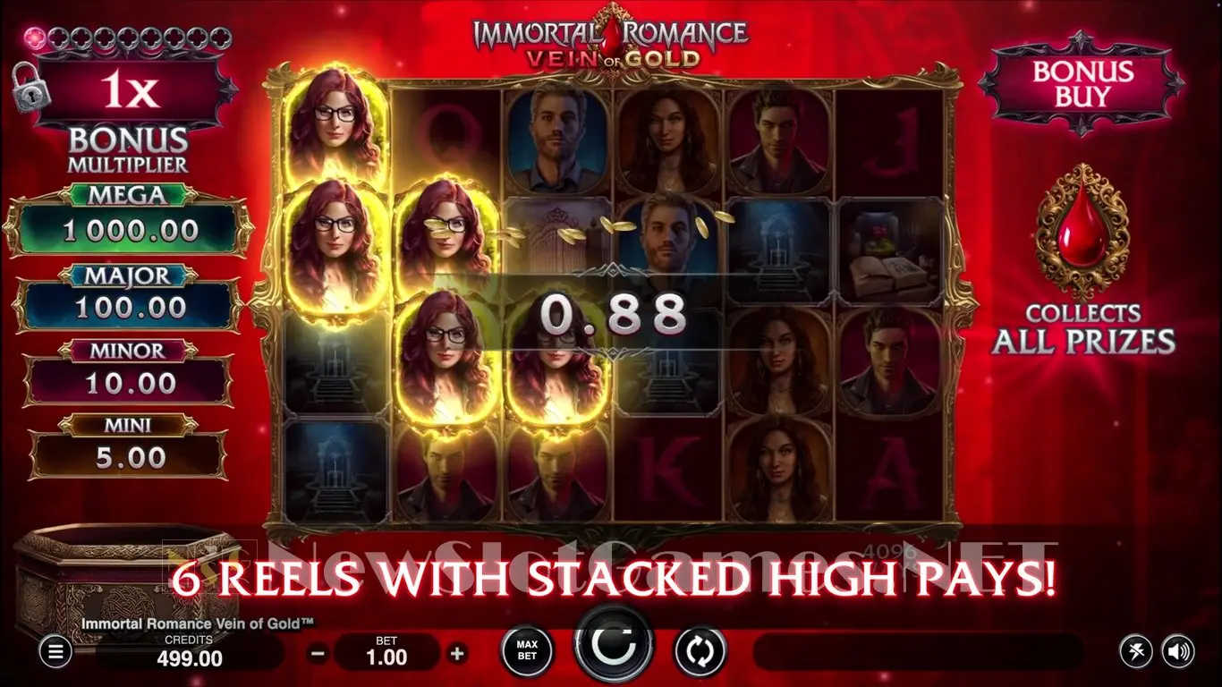 Immortal Romance Vein of Gold slot
