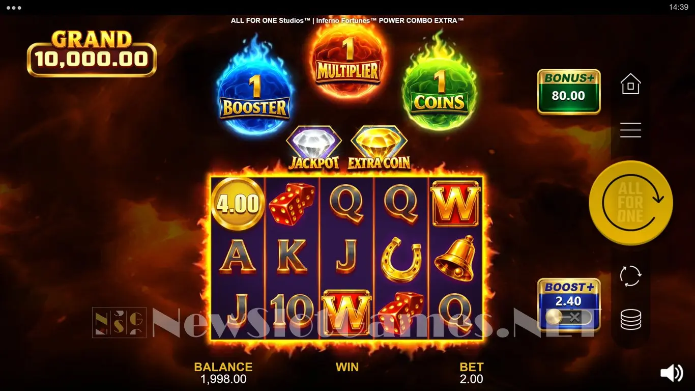 Inferno Fortunes Power Combo Extra slot