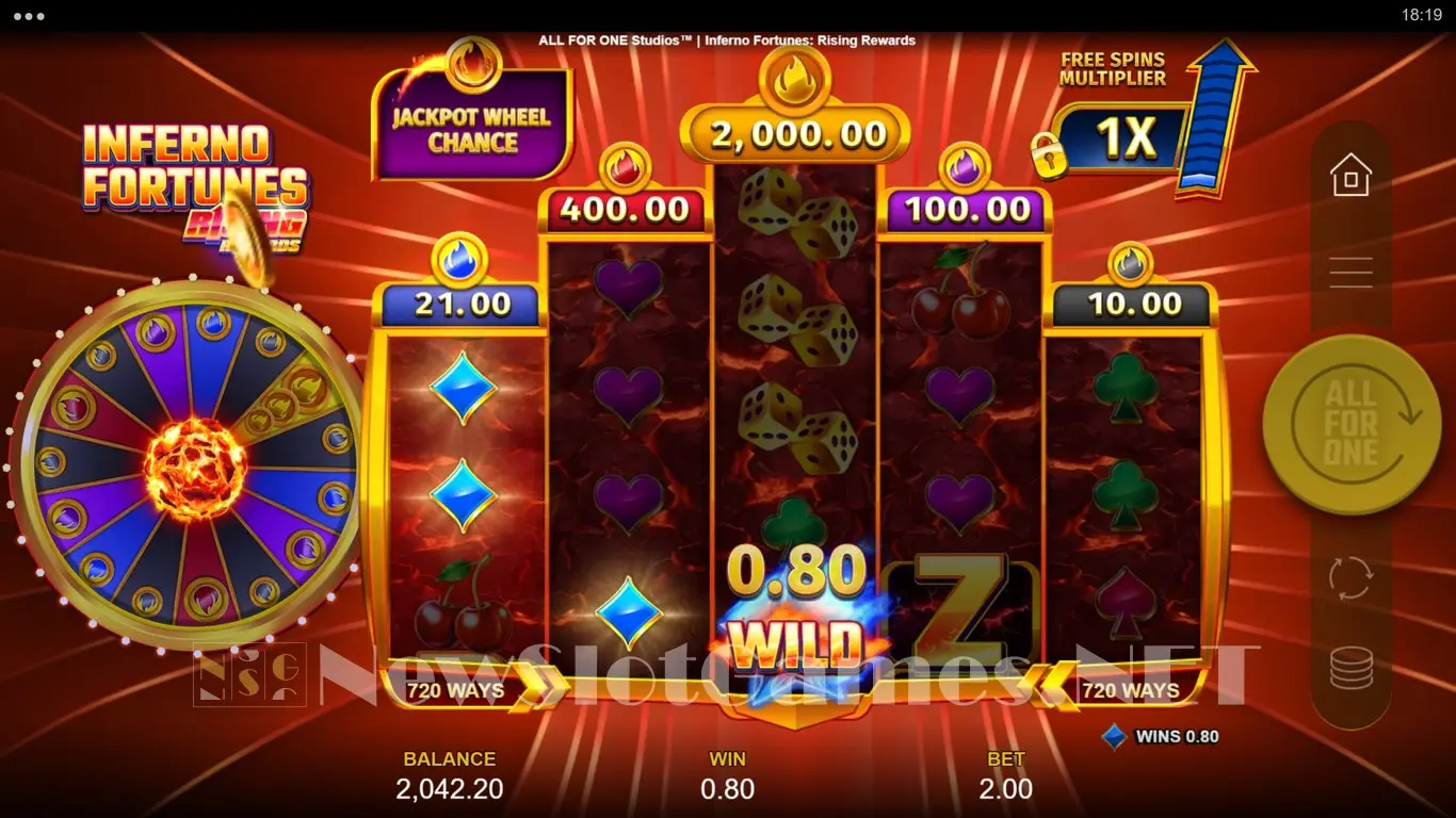 Inferno Fortunes Rising Rewards slot