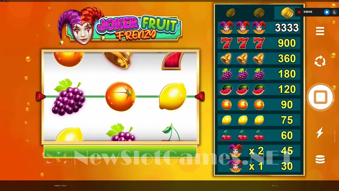 Joker Fruit Frenzy slot