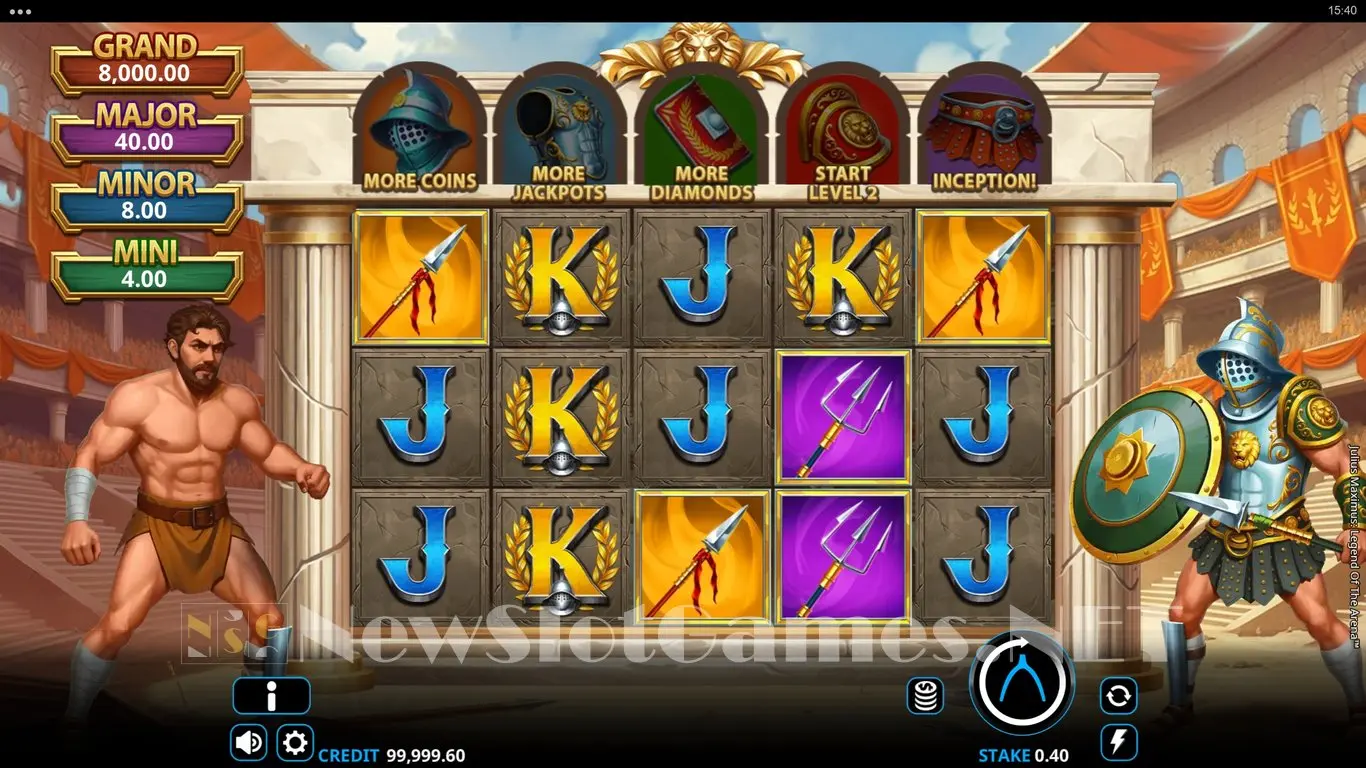Julius Maximus Legend of the Arena slot