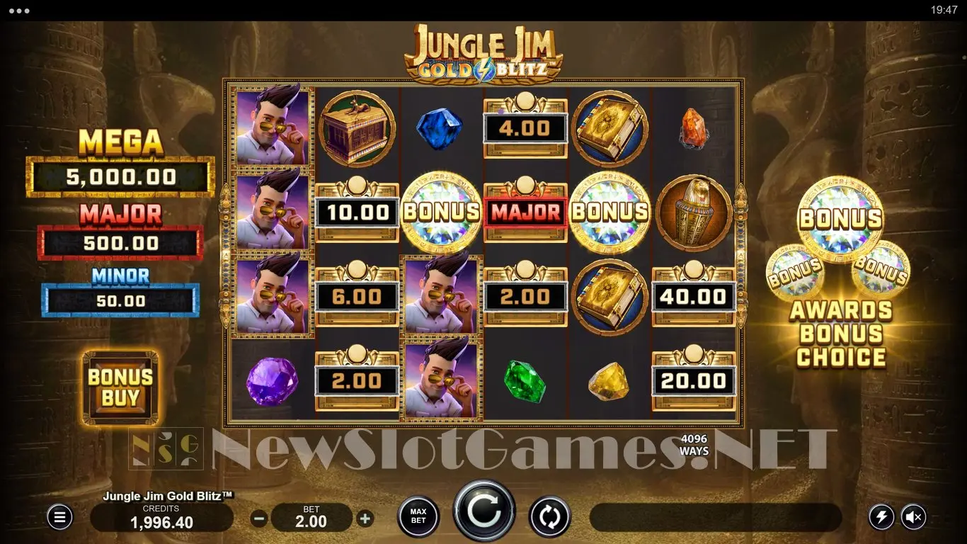 Jungle Jim Gold Blitz slot