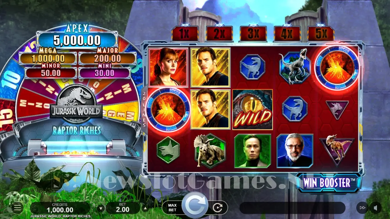 Jurassic World Raptor Riches slot