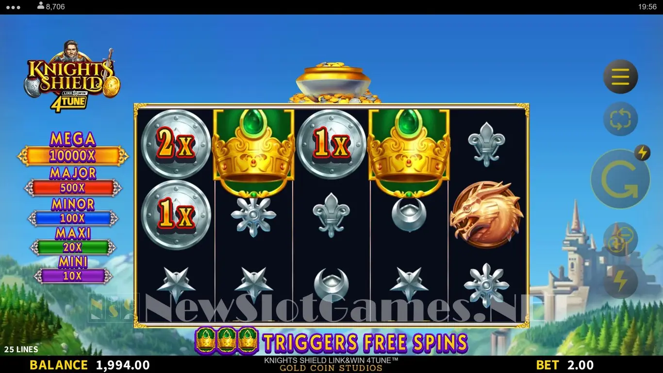 Knights Shield Link & Win 4Tune slot