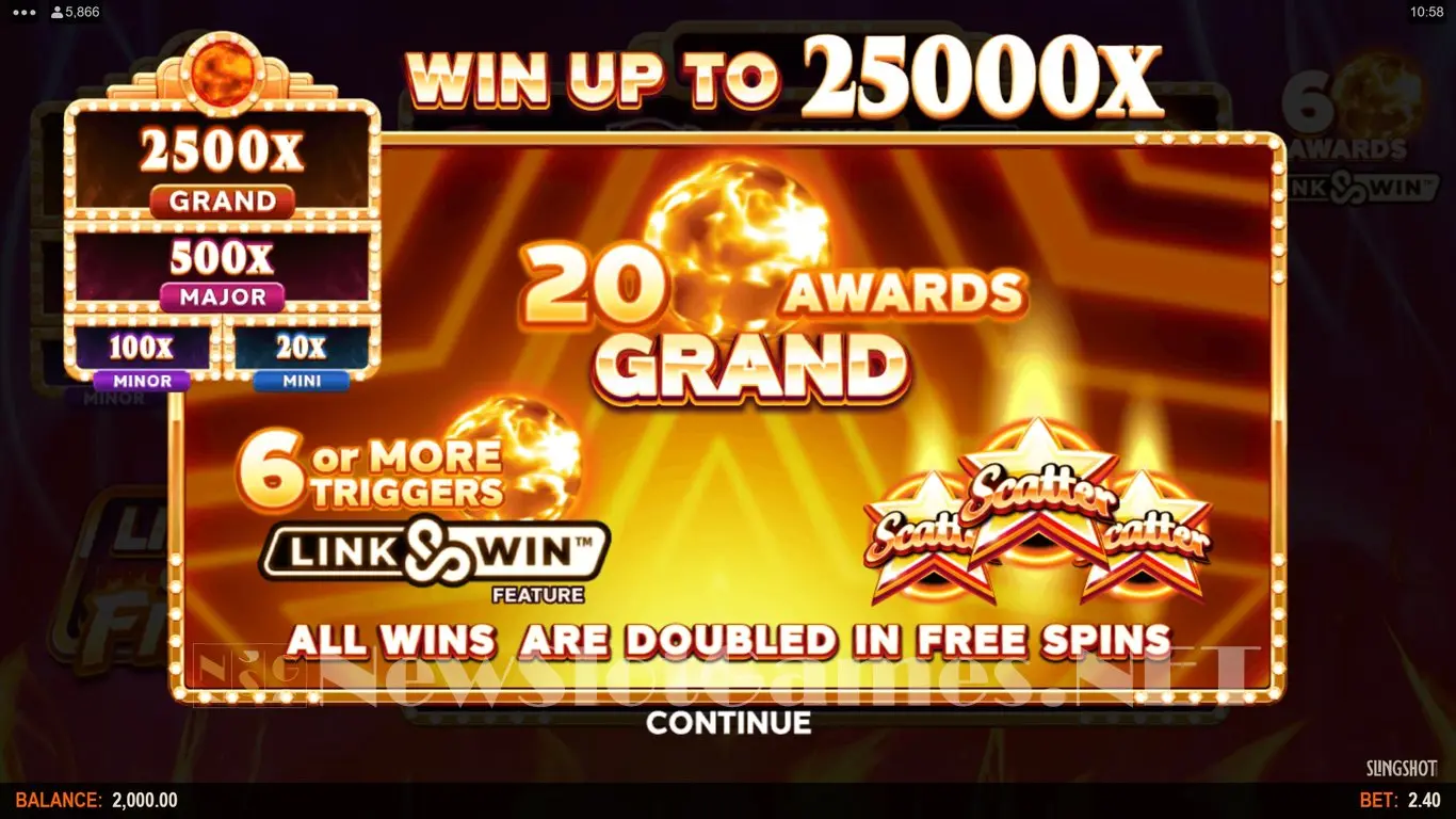 Links of Fire slot