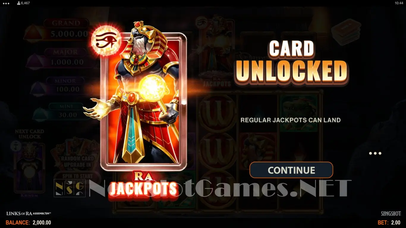 Links of Ra Assemblem Power Combo slot
