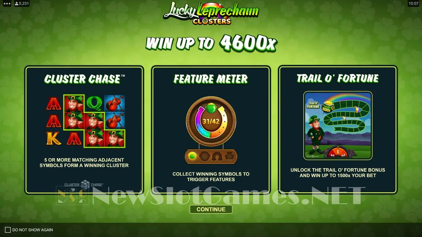 Lucky Leprechaun Clusters slot
