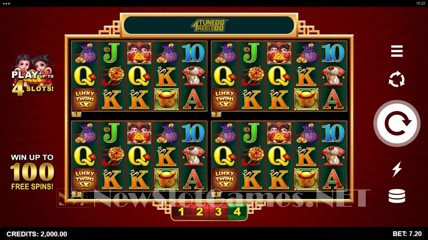 Lucky Twins 5X 4Tune Reels slot