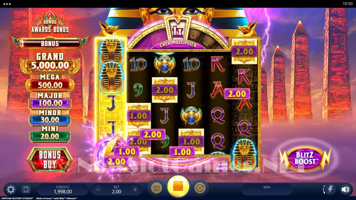 Mask Of Amun Gold Blitz Ultimate slot