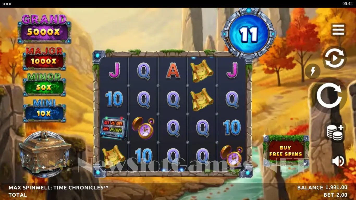 Max Spinwell Time Chronicles slot