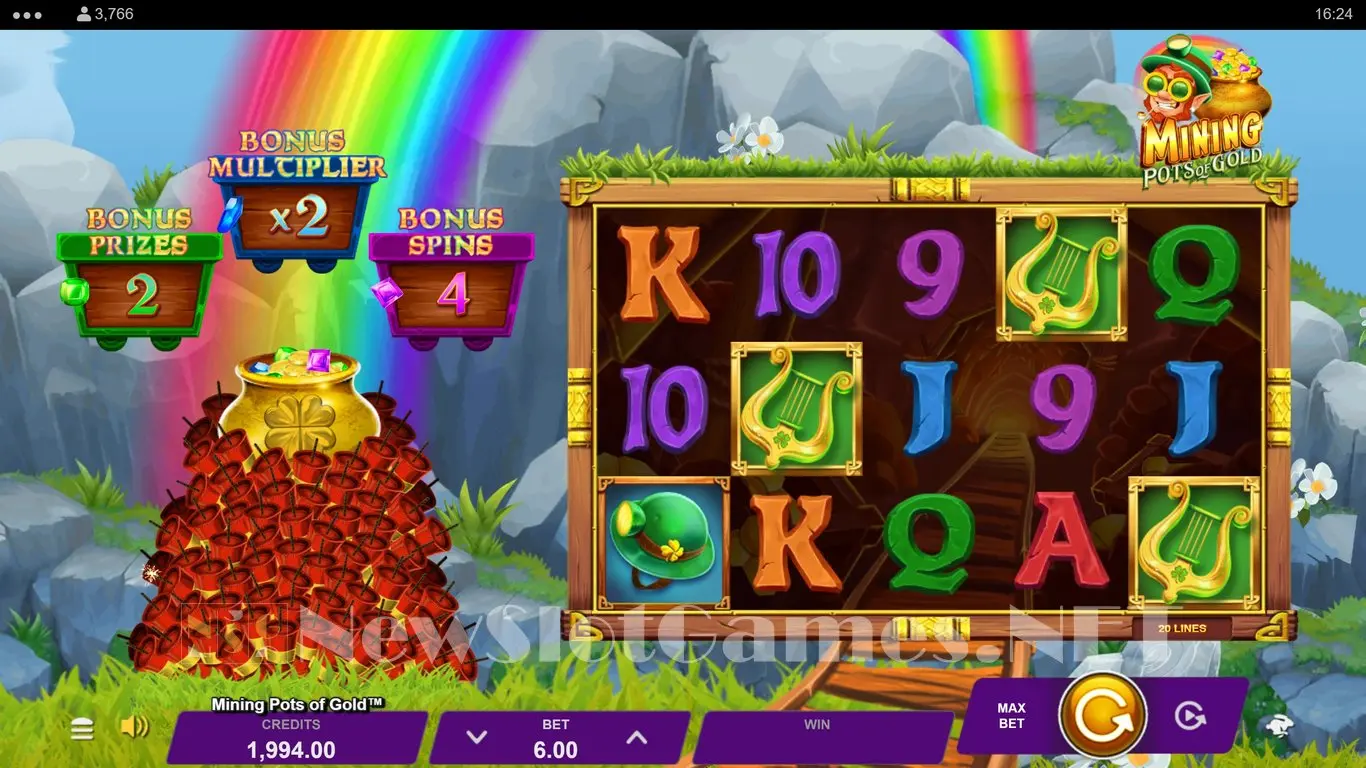 Mining Pots of Gold slot