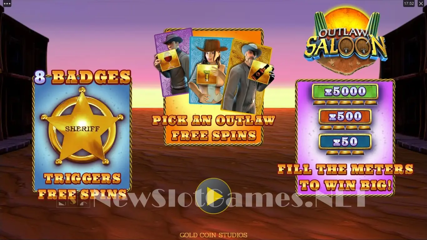 Outlaw Saloon slot