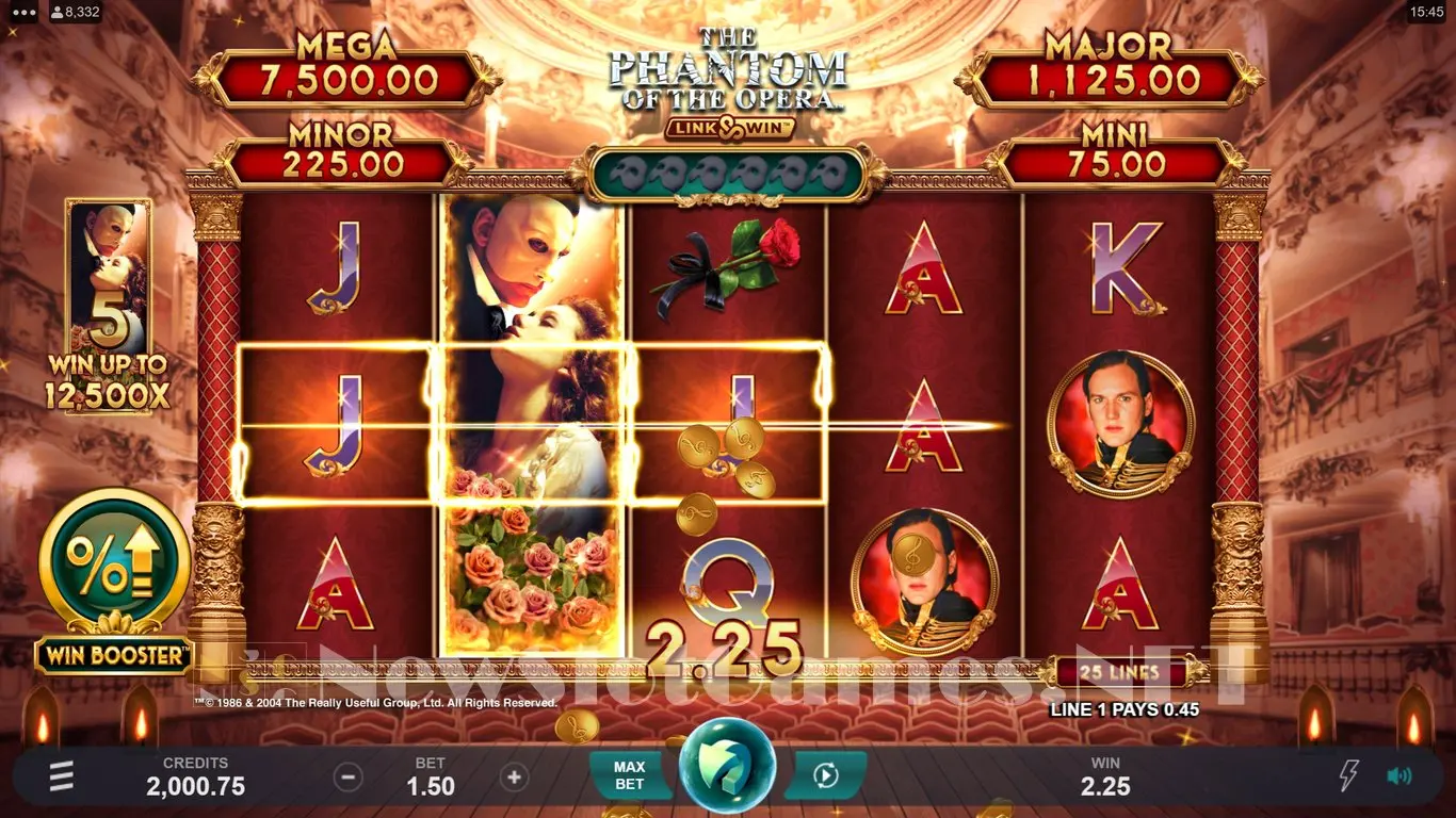 Phantom of the Opera Link & Win slot