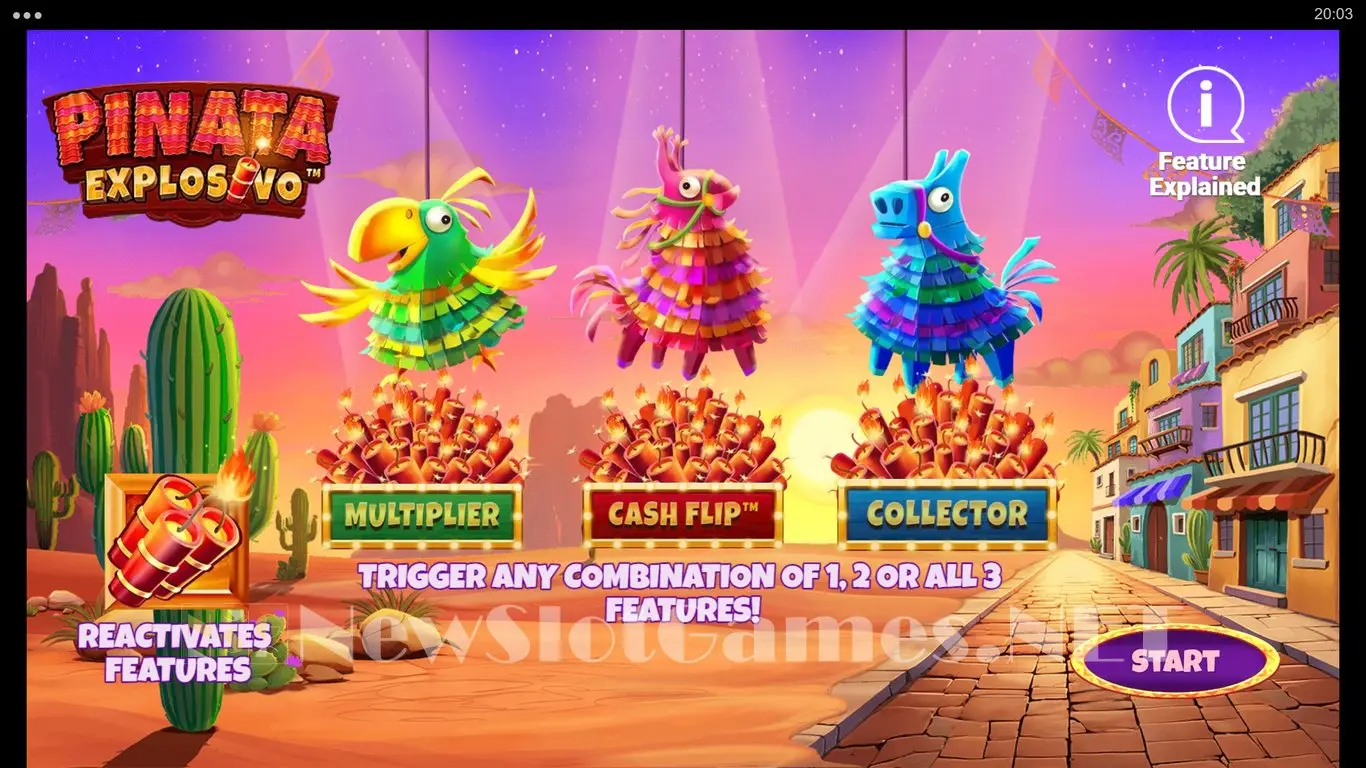 Pinata Explosivo slot