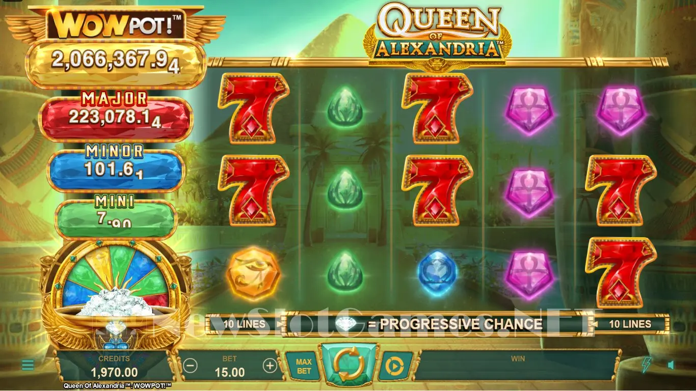 Queen of Alexandria: WowPot slot