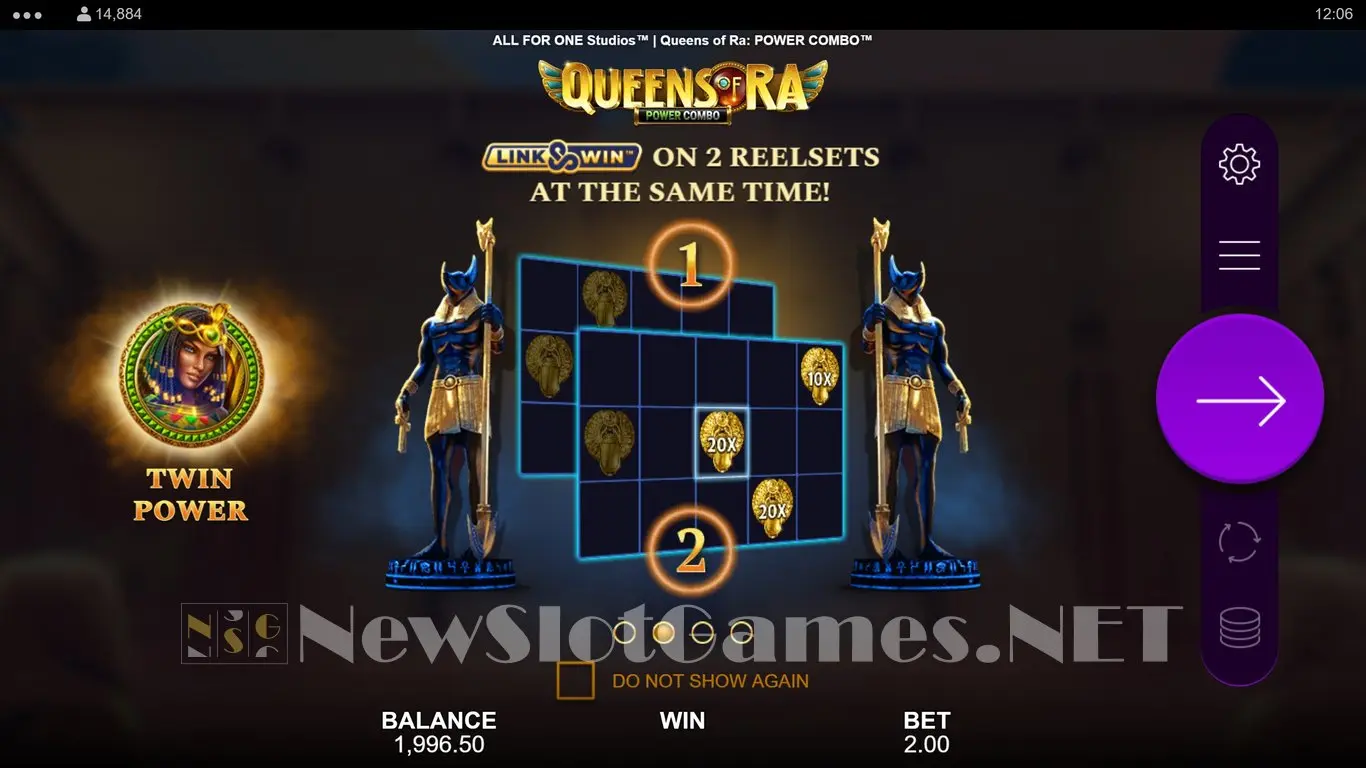 Queens of Ra Power Combo slot