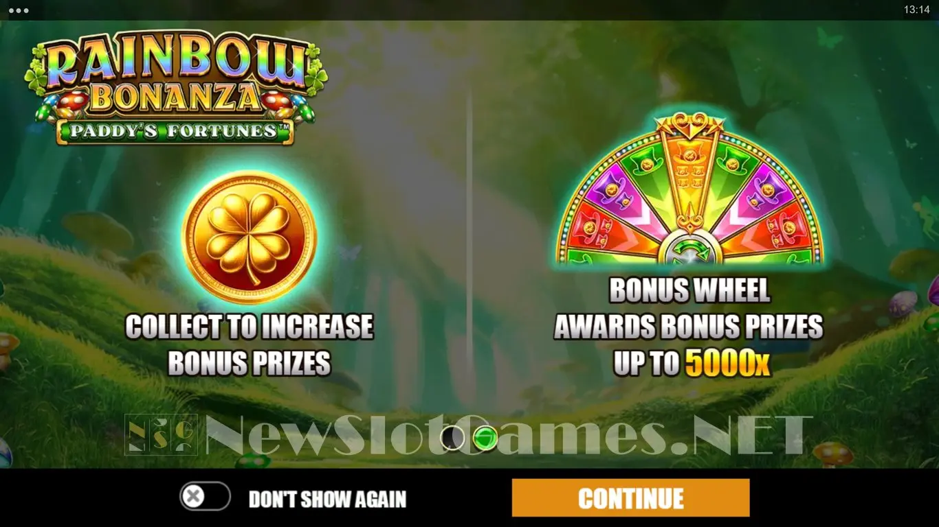 Rainbow Bonanza Paddys Fortunes slot