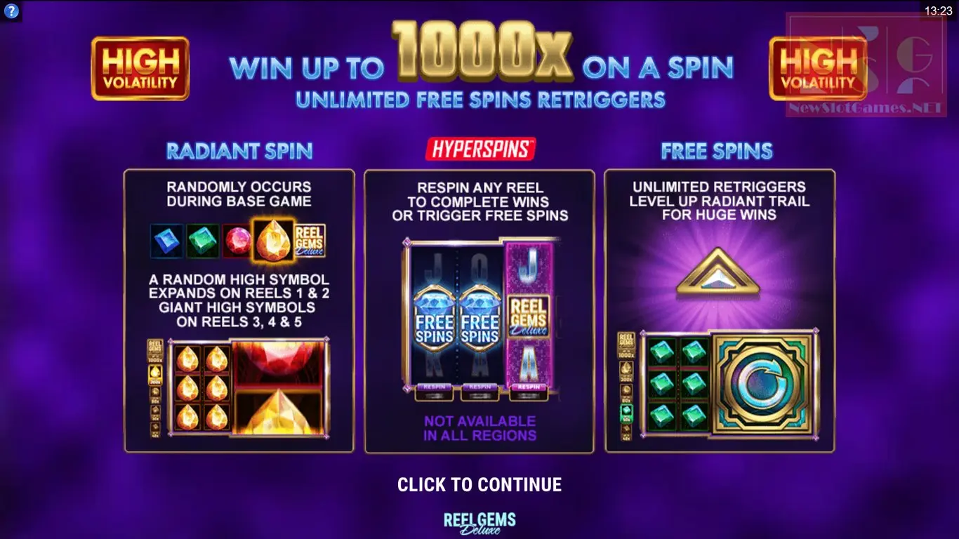 Reel Gems Deluxe slot