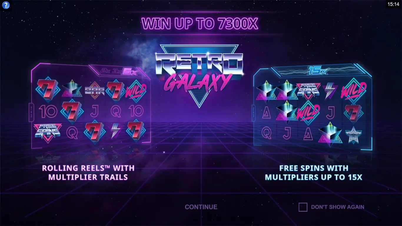 Retro Galaxy slot