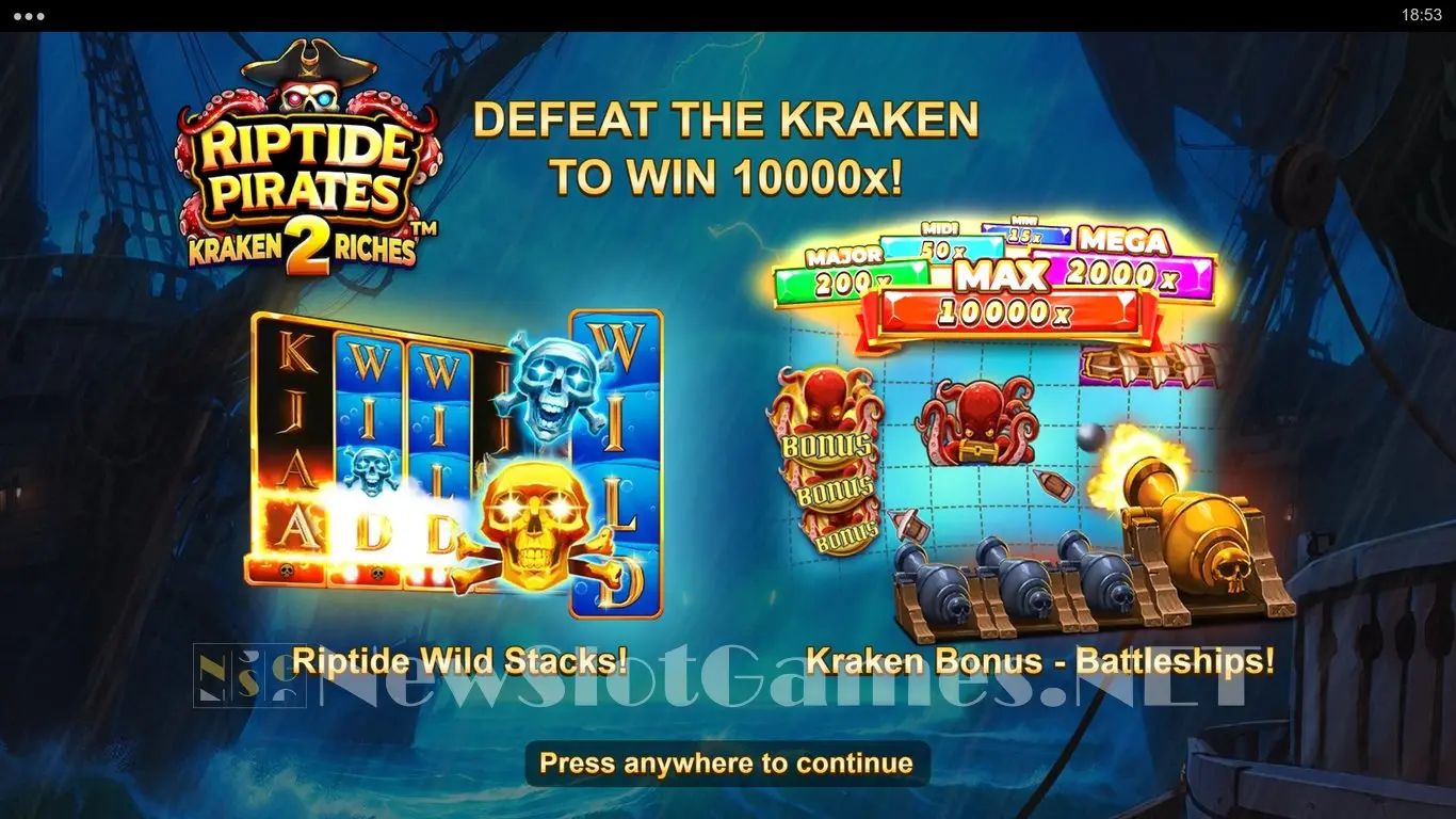 Riptide Pirates 2 Kraken Riches slot