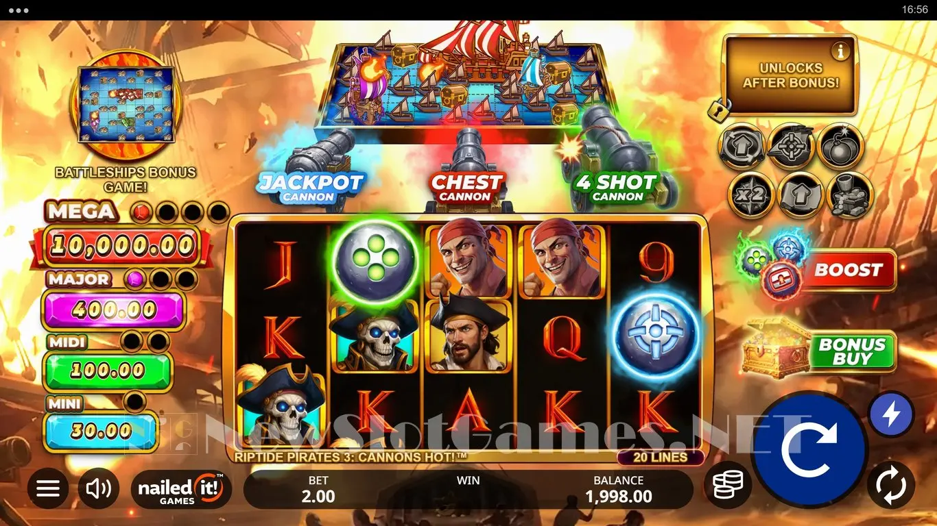 Riptide Pirates 3 Cannons Hot slot