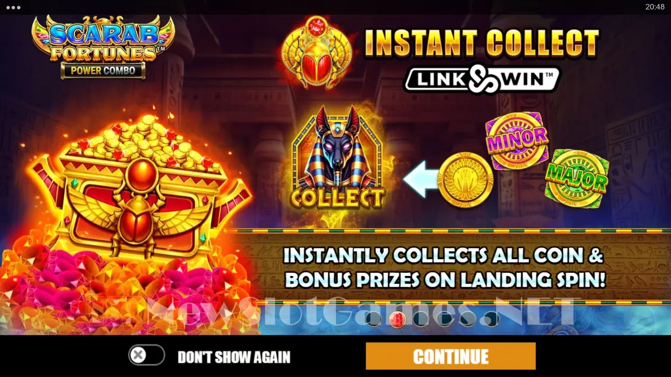 Scarab Fortunes Power Combo slot