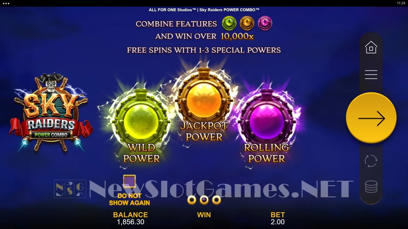 Sky Raiders Power Combo slot