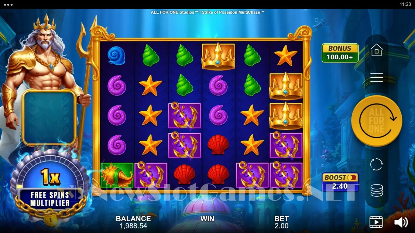 Strike of Poseidon MultiChase slot