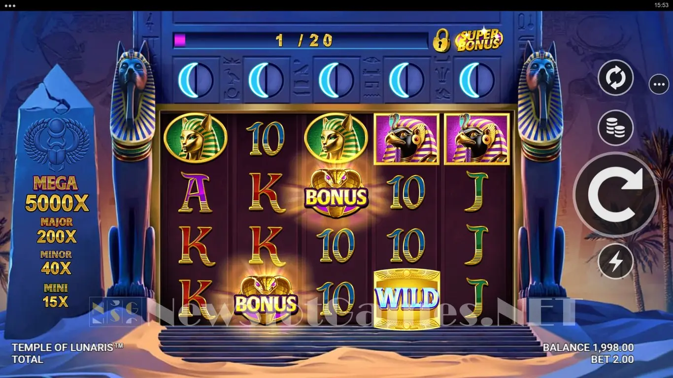Temple of Lunaris slot