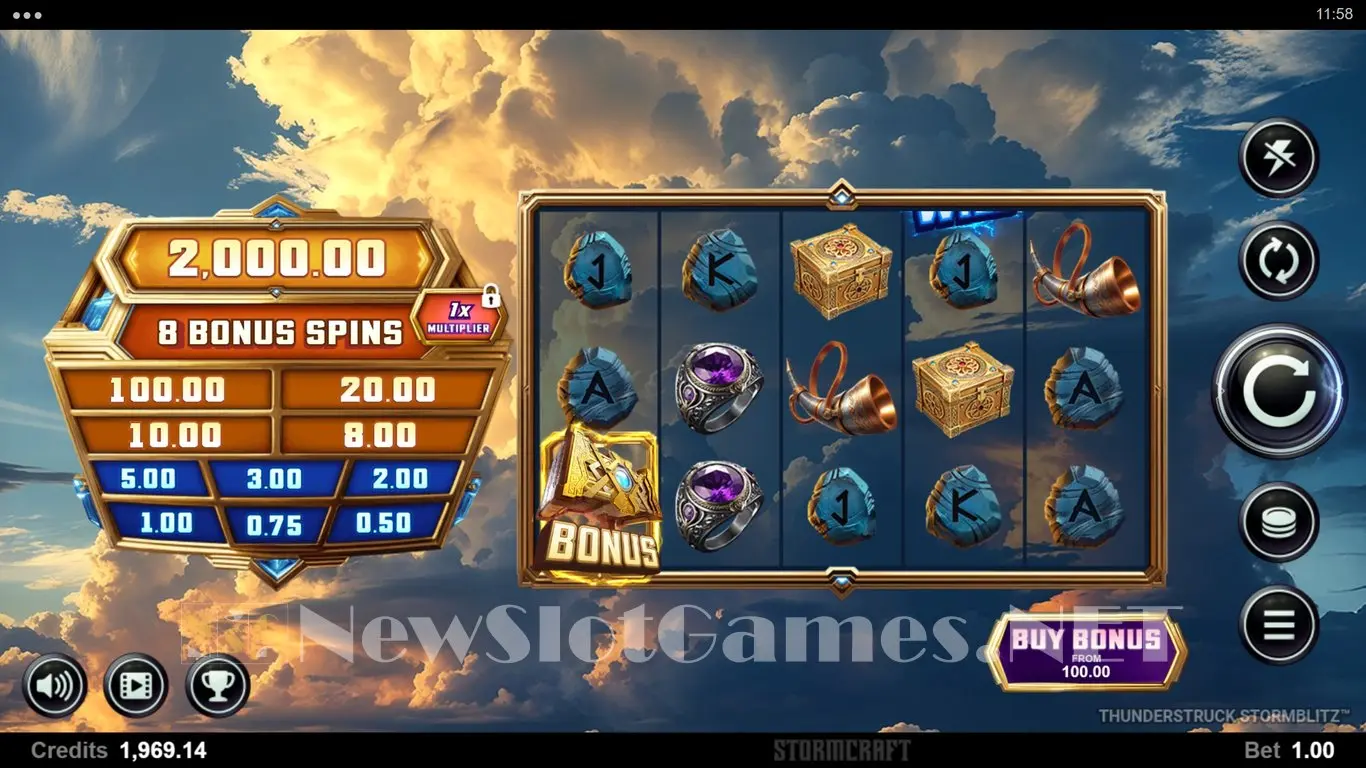 Thunderstruck Stormblitz slot