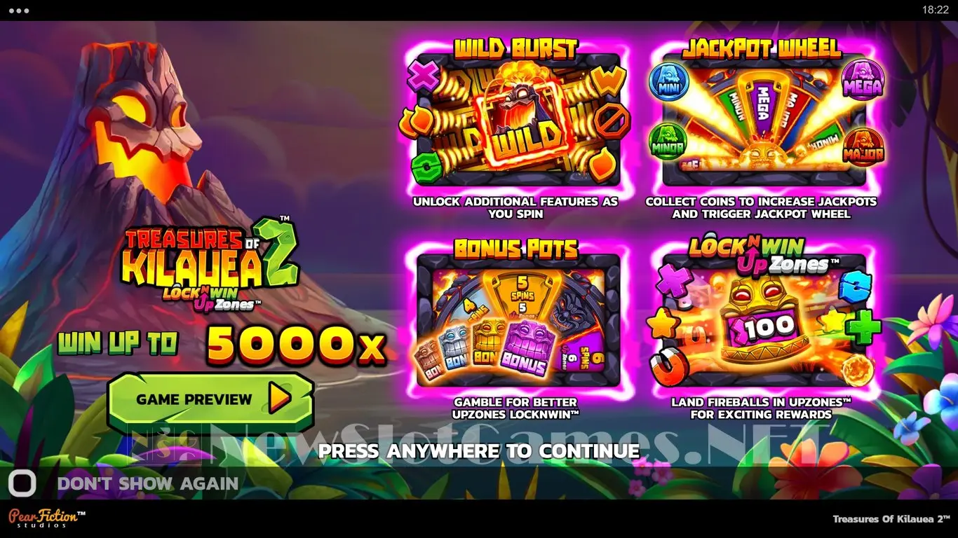 Treasures of Kilauea 2 slot