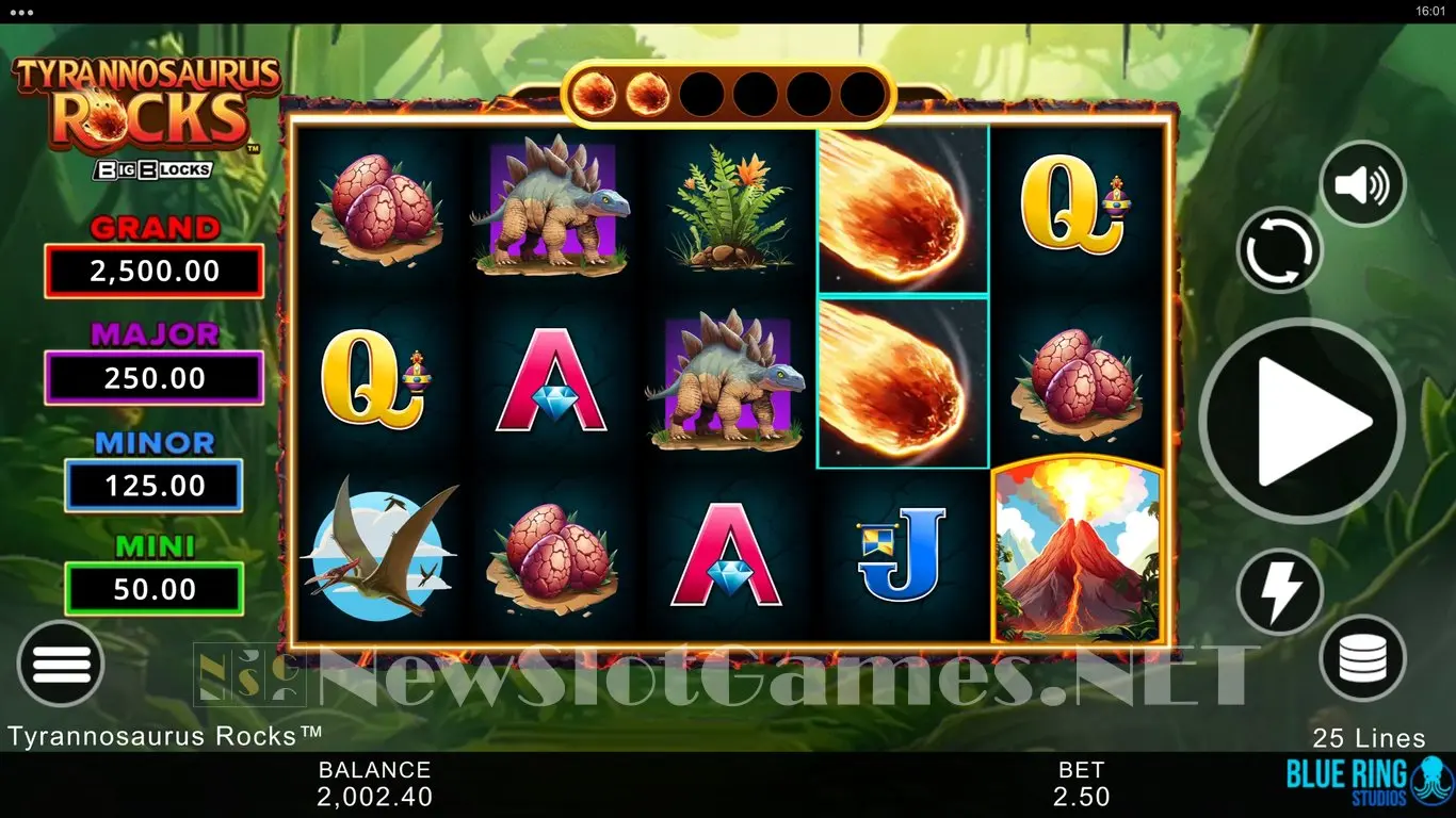 Tyrannosaurus Rocks slot
