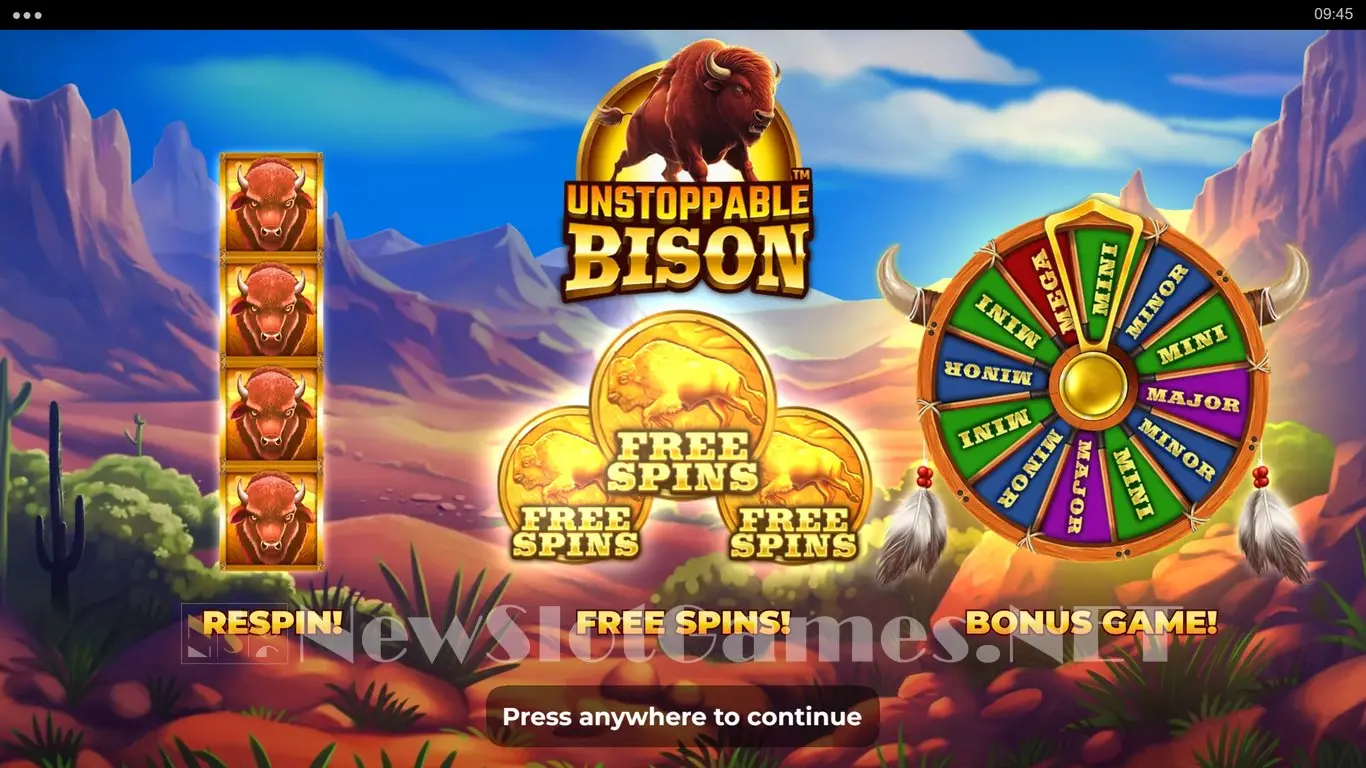 Unstoppable Bison slot