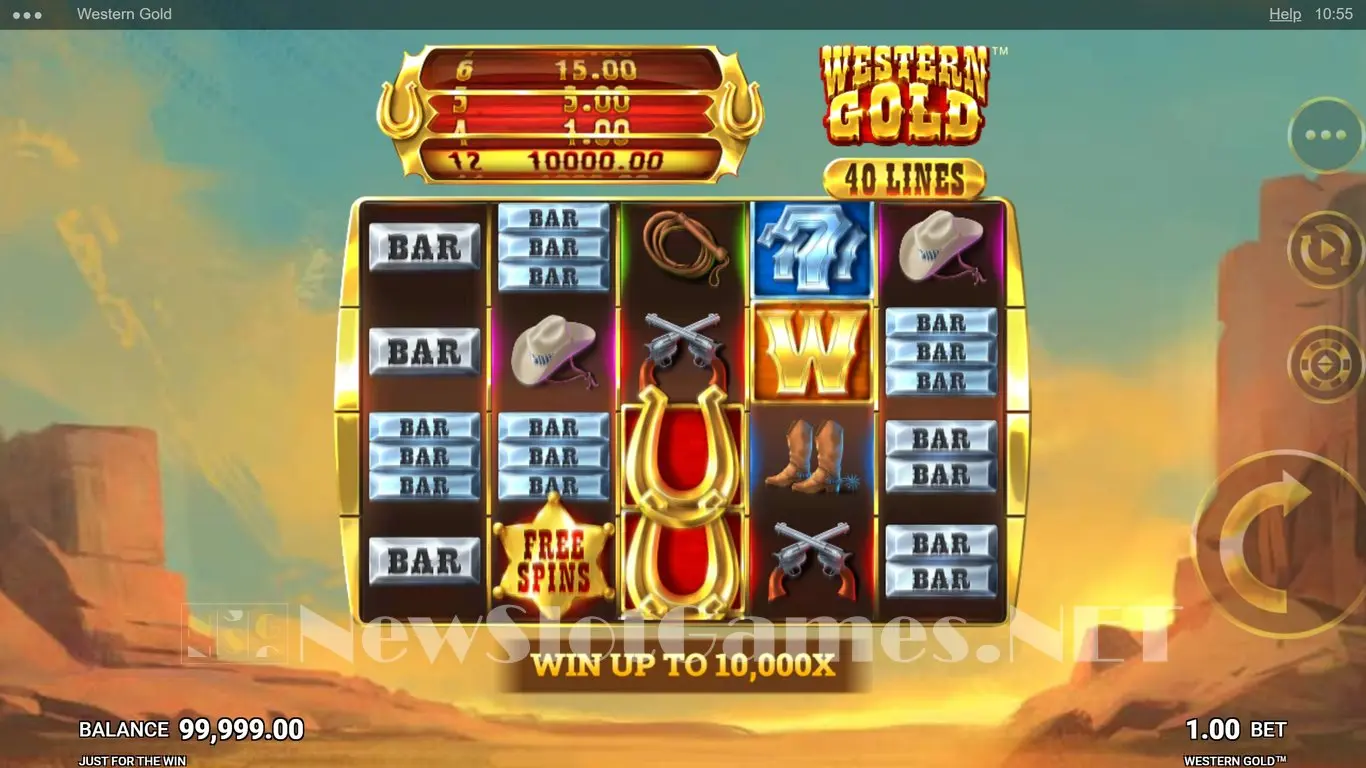 Western Gold 3 slot